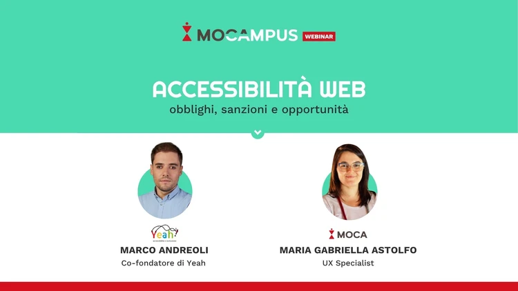 Copertina Mocampus Webinar "Accessibilità web"
