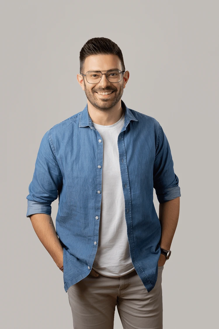 Elia Zanon in camicia