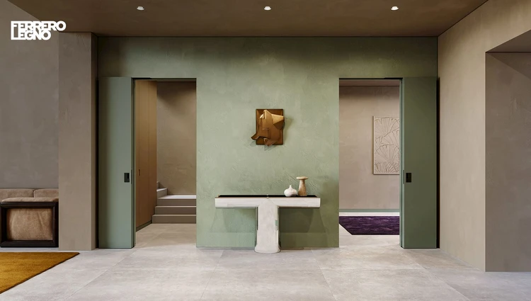 Arredamento moderno con porte