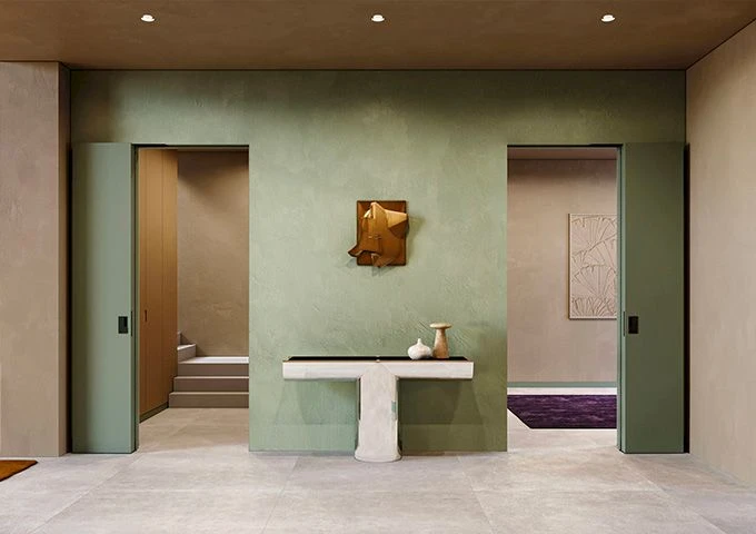 Arredamento moderno con porte