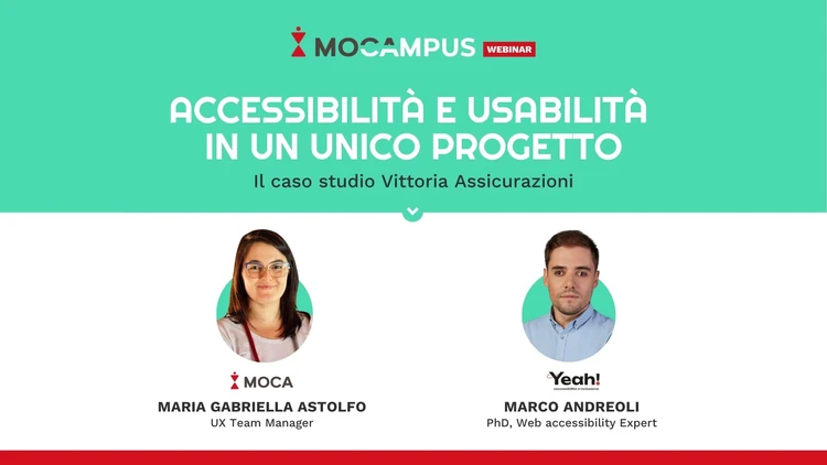 Copertina Mocampus Webinar "Accessibilità e usabilità"