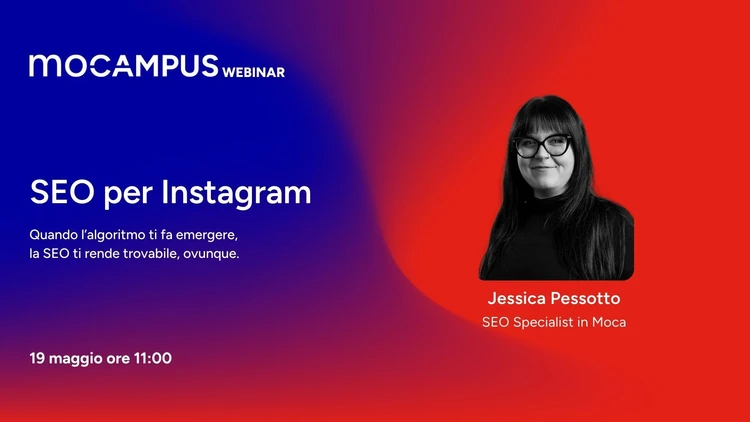 Copertina Mocampus Webinar "SEO per Instagram"