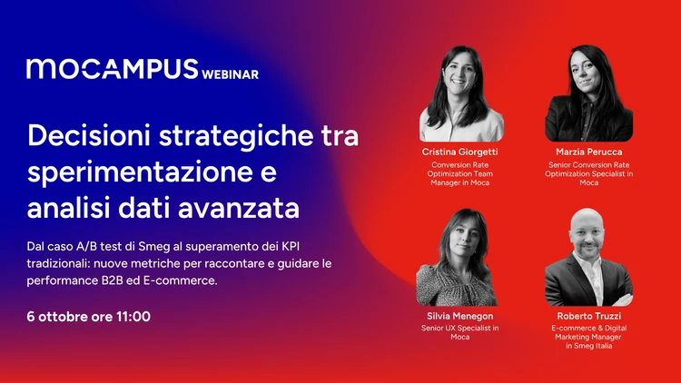 Mocampus Webinar A/B test e ottimizzazioni