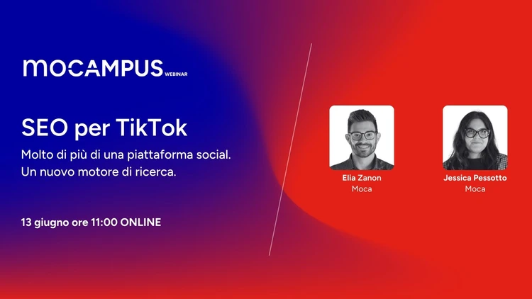 Copertina Mocampus Webinar SEO Social Week: SEO per TikTok